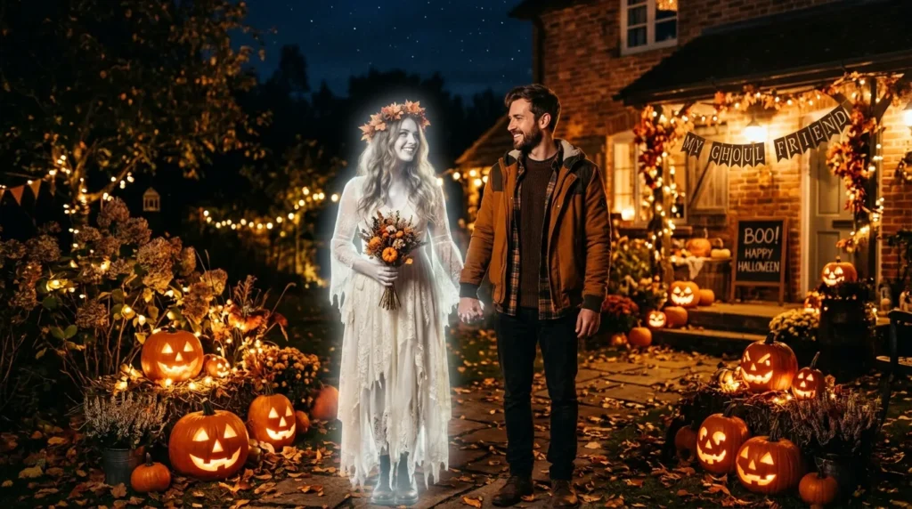 Romantic Halloween Ghost Puns