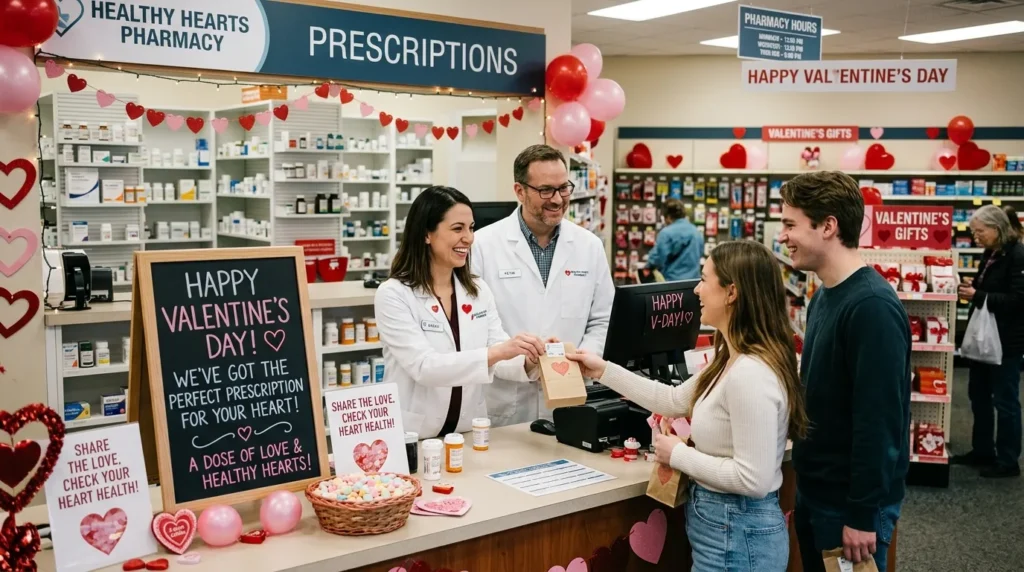 Romantic Pharmacy Valentines Day Puns