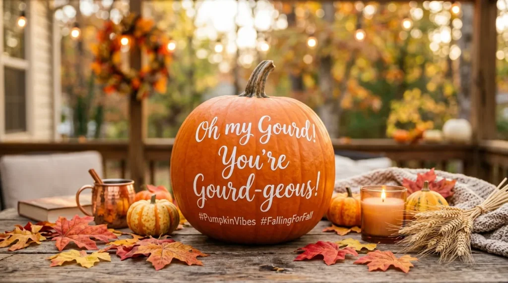 Romantic Pumpkin Puns for Instagram