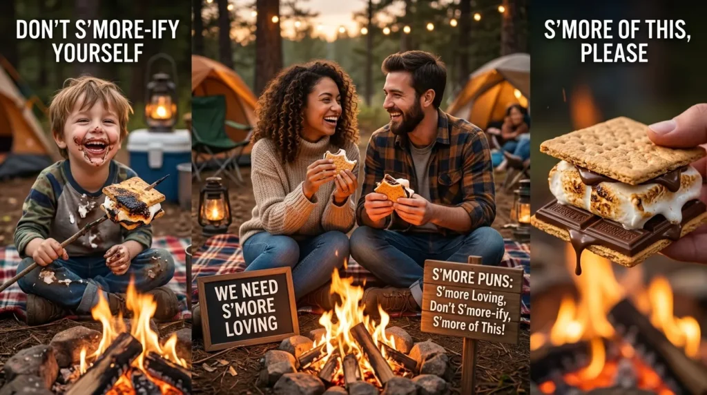 Romantic S’more Puns 