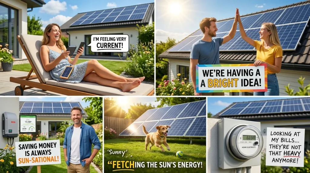 Romantic Solar Energy Puns