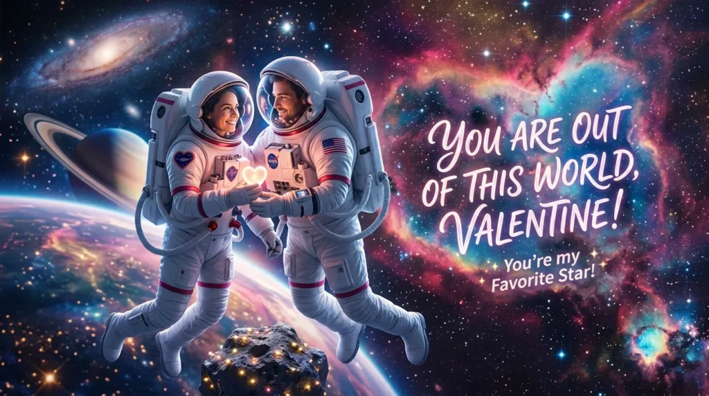 Romantic Space Valentines Puns
