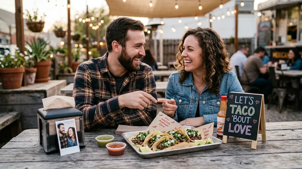 Romantic Taco Puns Love