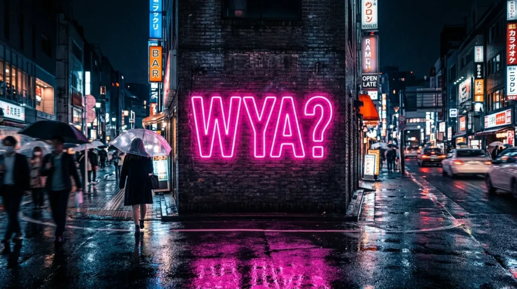 Cute WYA Meaning Lines