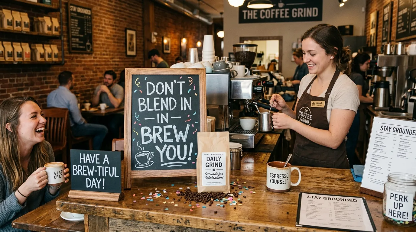 caffeine puns
