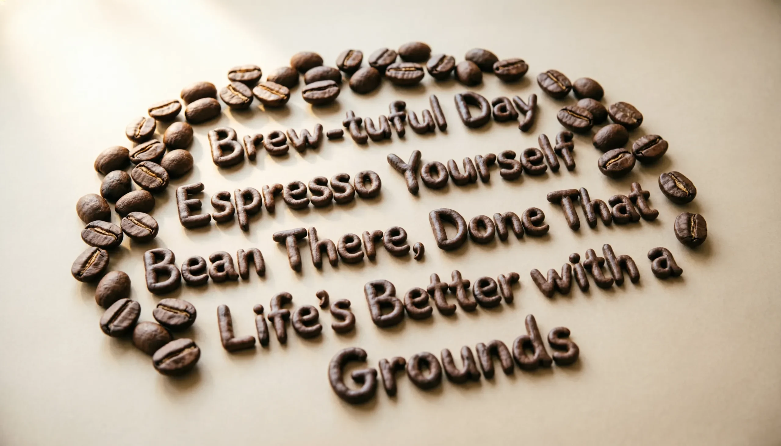 coffee bean puns