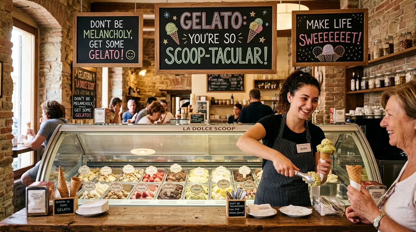 gelato puns