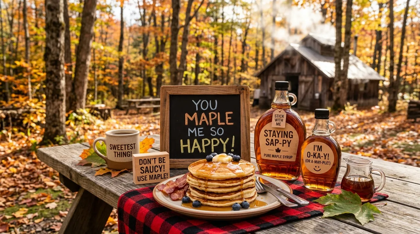 maple syrup puns