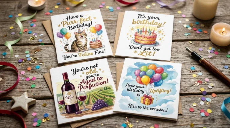 Birthday puns to write in a card