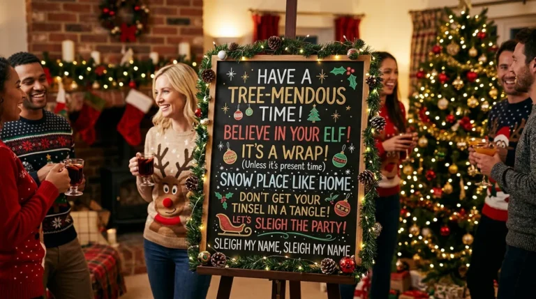 christmas party puns
