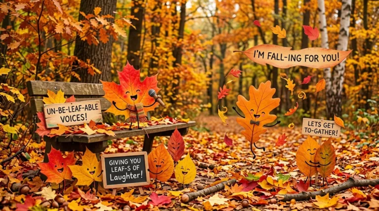 fall leaf puns