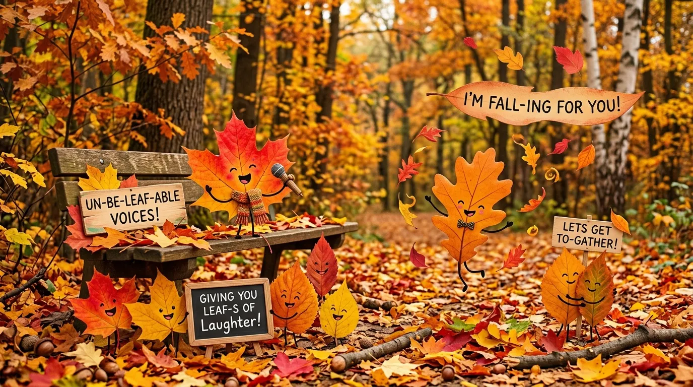 fall leaf puns