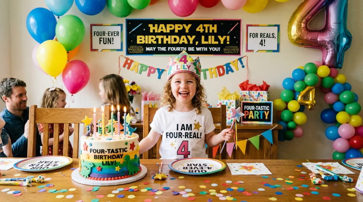 fourth birthday puns